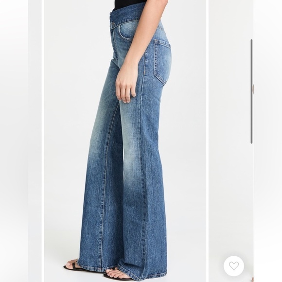 New! SER.O.YA Valerie High Rise Wide Leg Jean In Modesto 26x28 👖 NWT - Picture 6 of 11